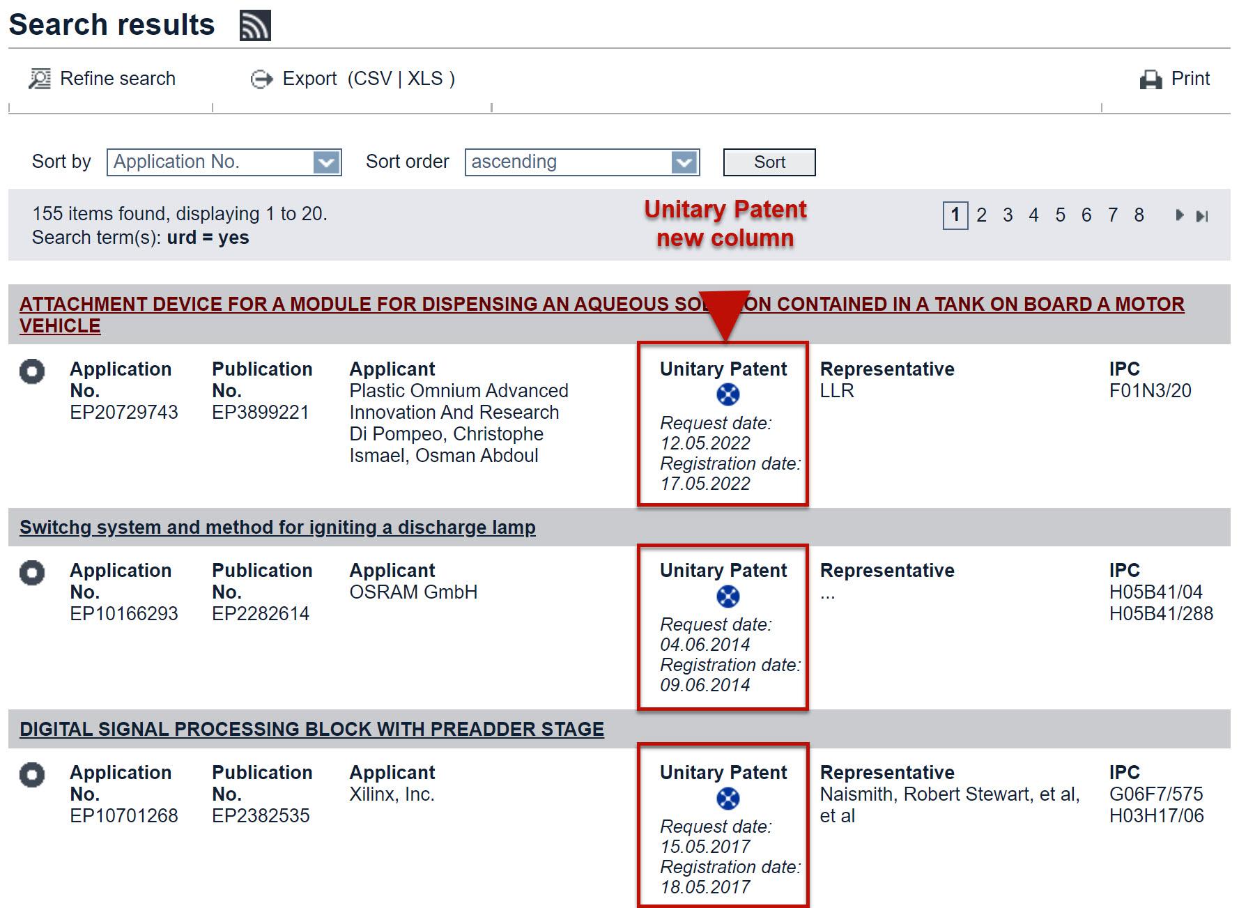 Unitary Patent Information In Patent Knowledge Epo Org   UPPK1 3 EN 