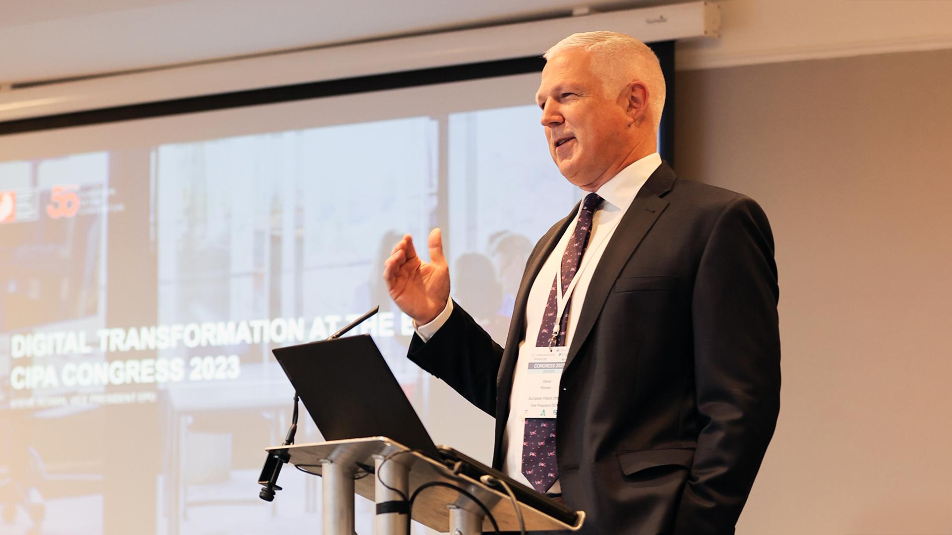EPO's Vice-President Steve Rowan